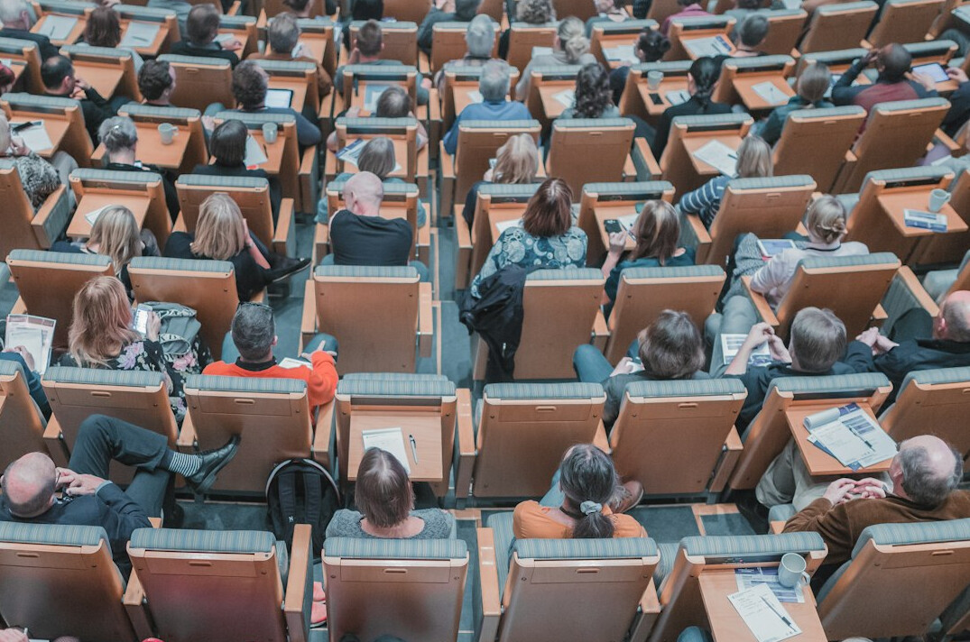 business presentation audience